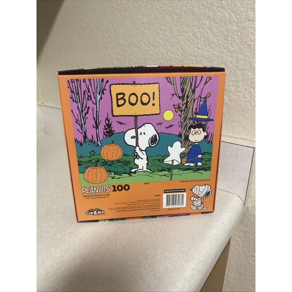 - Peanuts - Boo! - 100 Piece Jigsaw Puzzle for Kids and Adults New